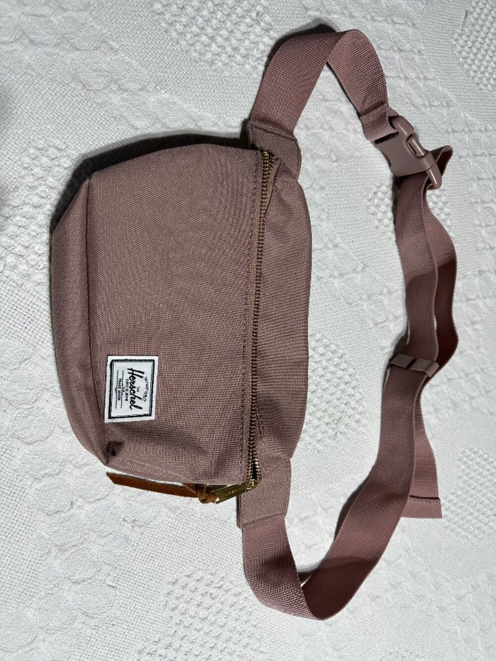 Herschel Fifteen Hip Pack Ash Rose Pink Belt Bag Crossbody